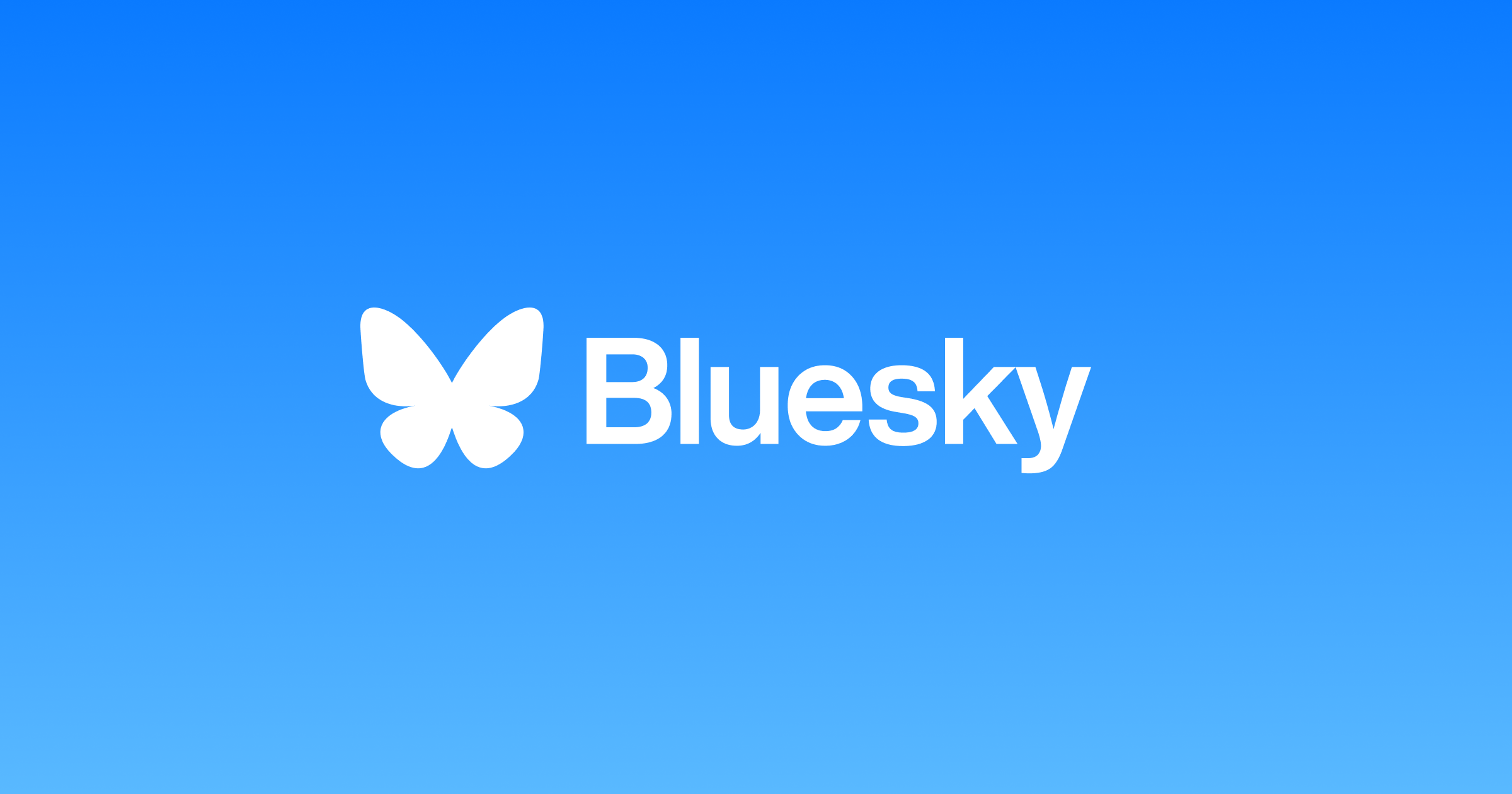 Bluesky banner